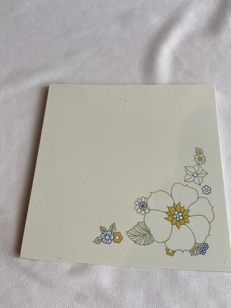 CORNING WARE Trivet Flower Floral Pattern Set Of 2