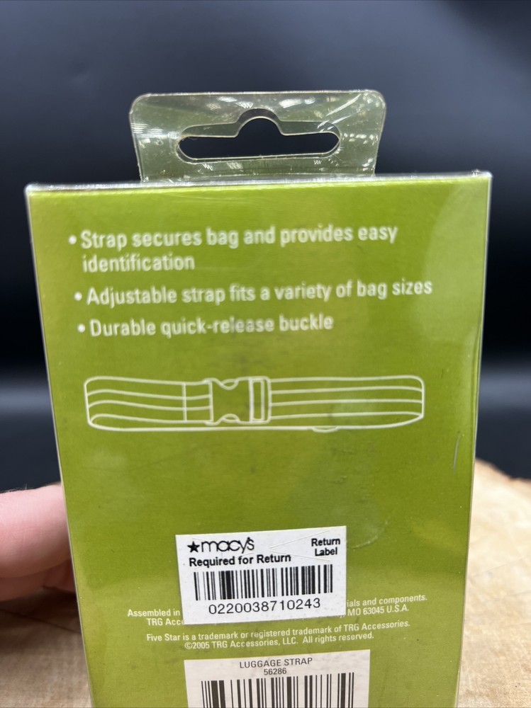Five Star Travel Accessories Luggage Strap