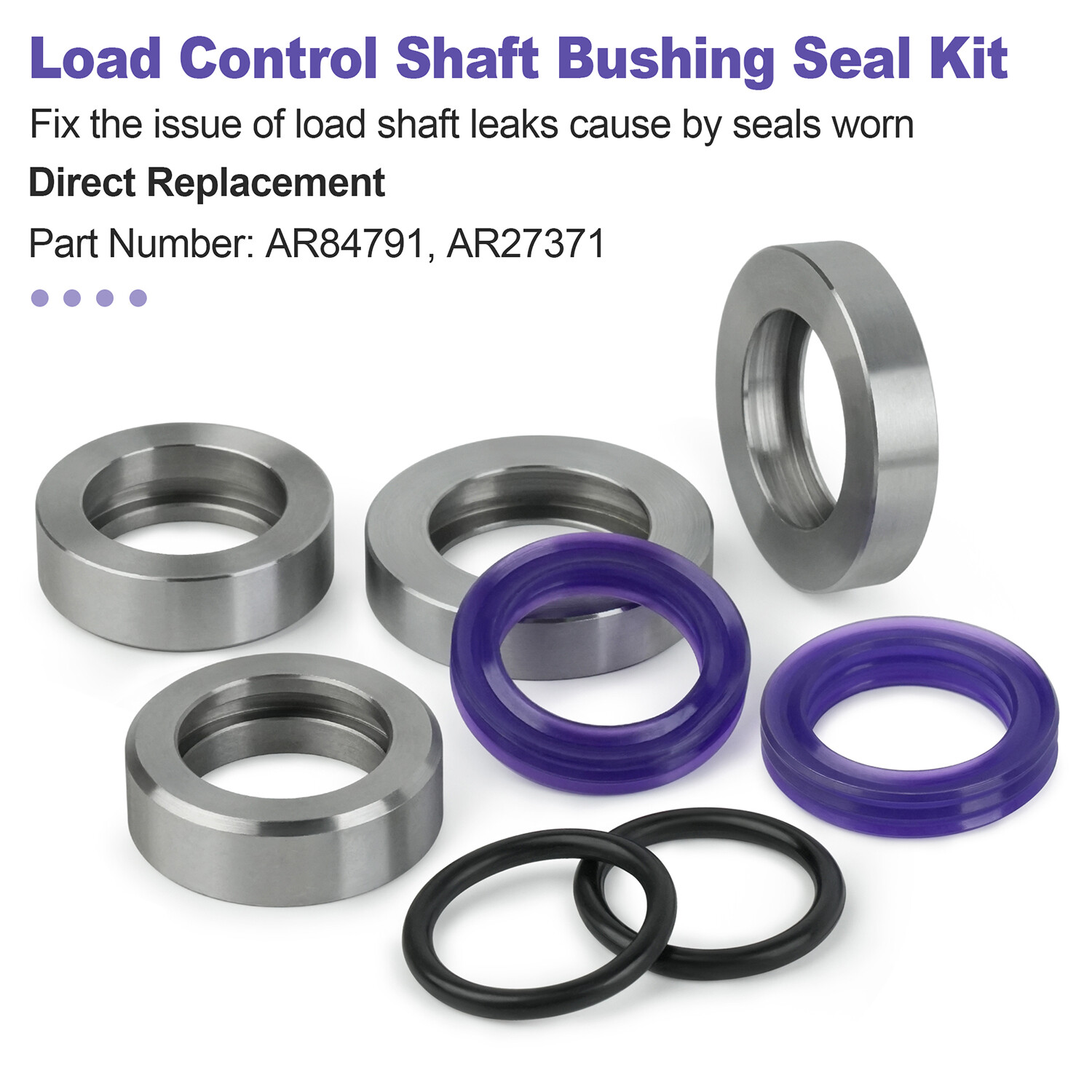 Load Control Shaft Seal AR84791 AR27371 For John Deere 2510 2520 3010 3020 4030