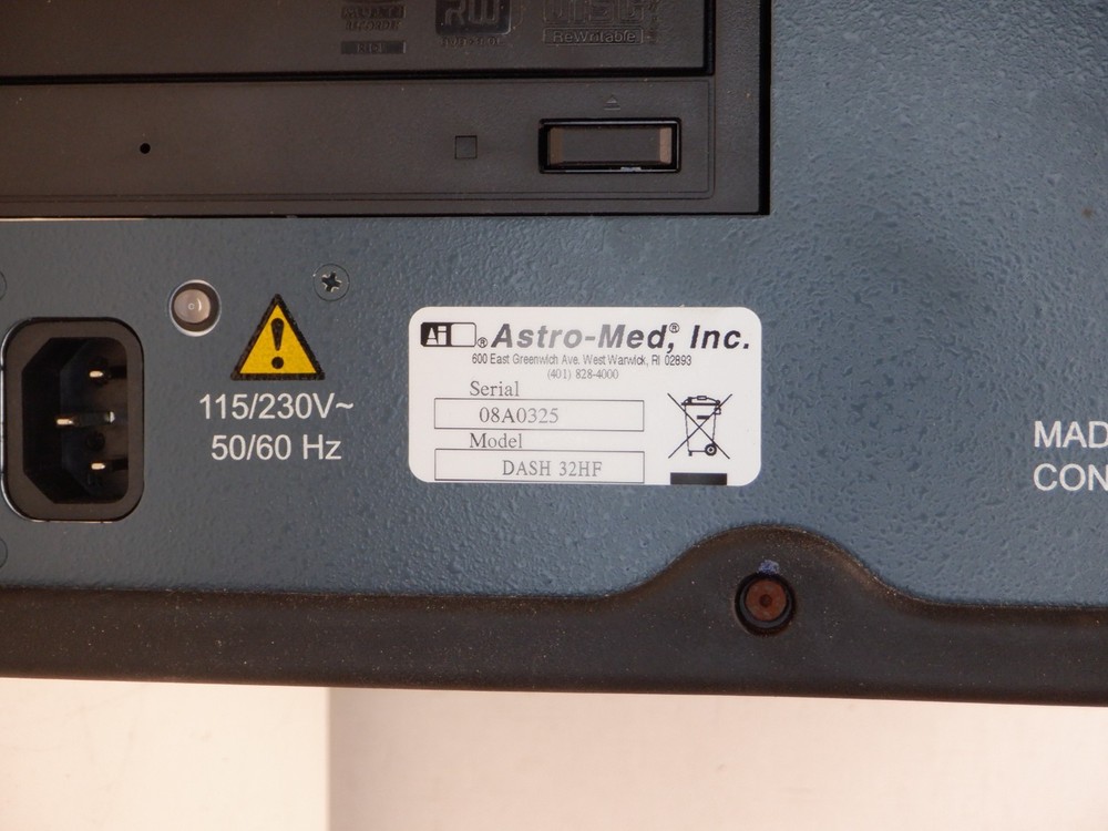 ASTRO-MED DASH 32HF HIGH FREQUENCY DATA RECORDER