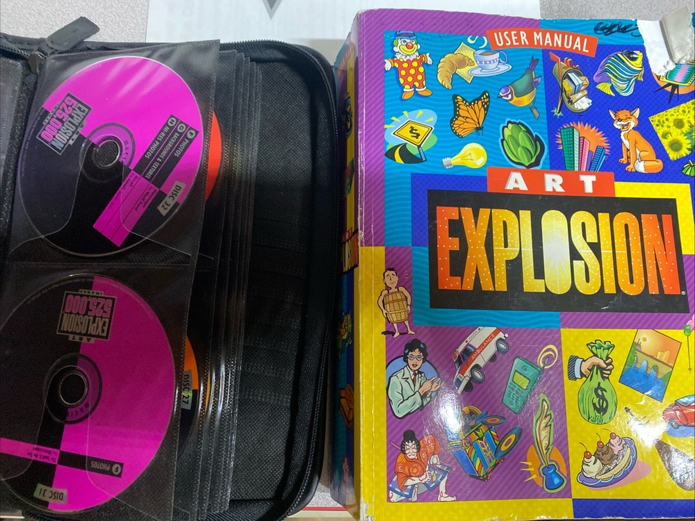 Art Explosion 1995-98 With CDs In Case