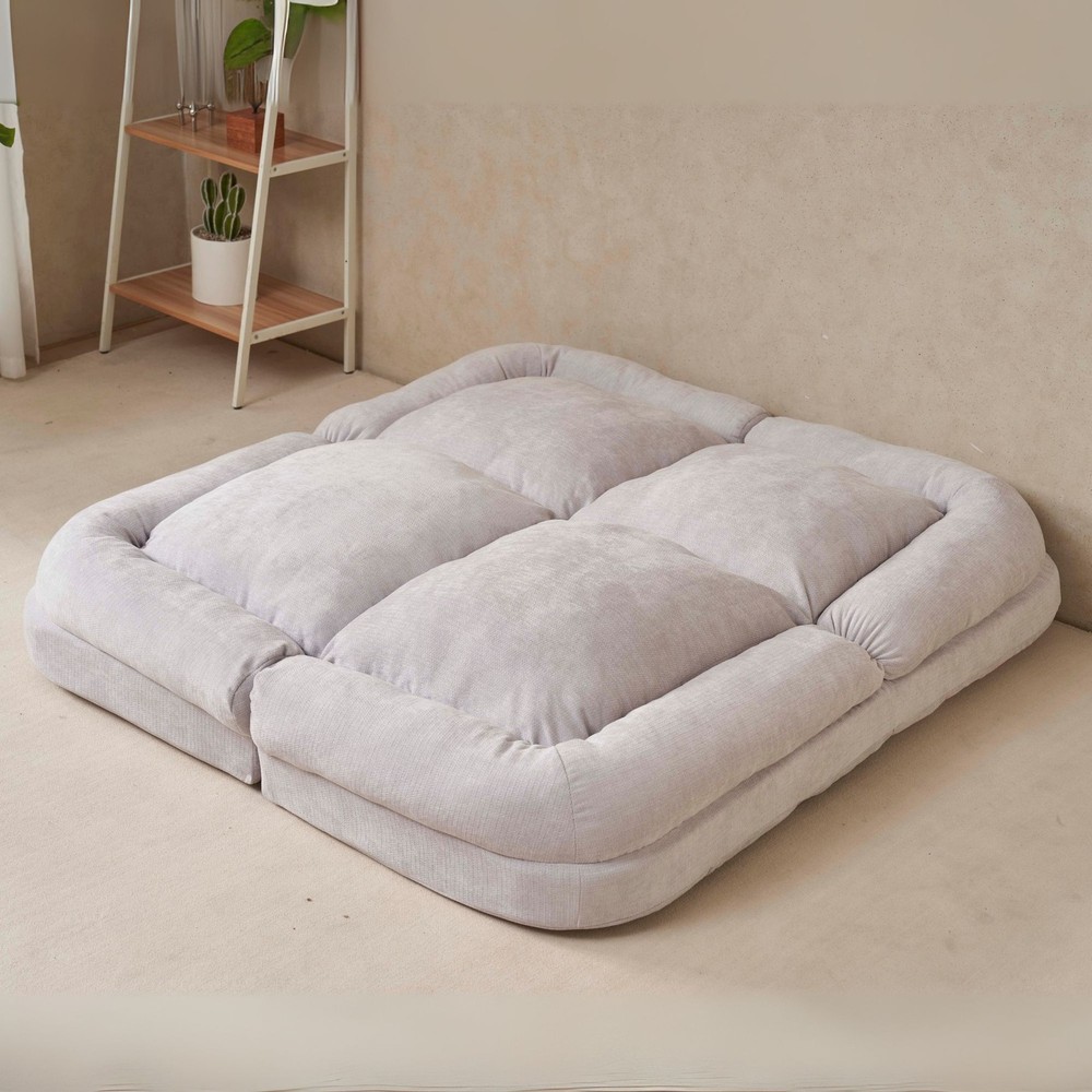Convertible Fold-Out Double Sofa Bed