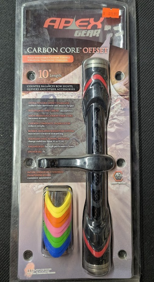 @NEW@ Apex Carbon Core Offset 10" Side Bar Stabilizer KIt AG827BK