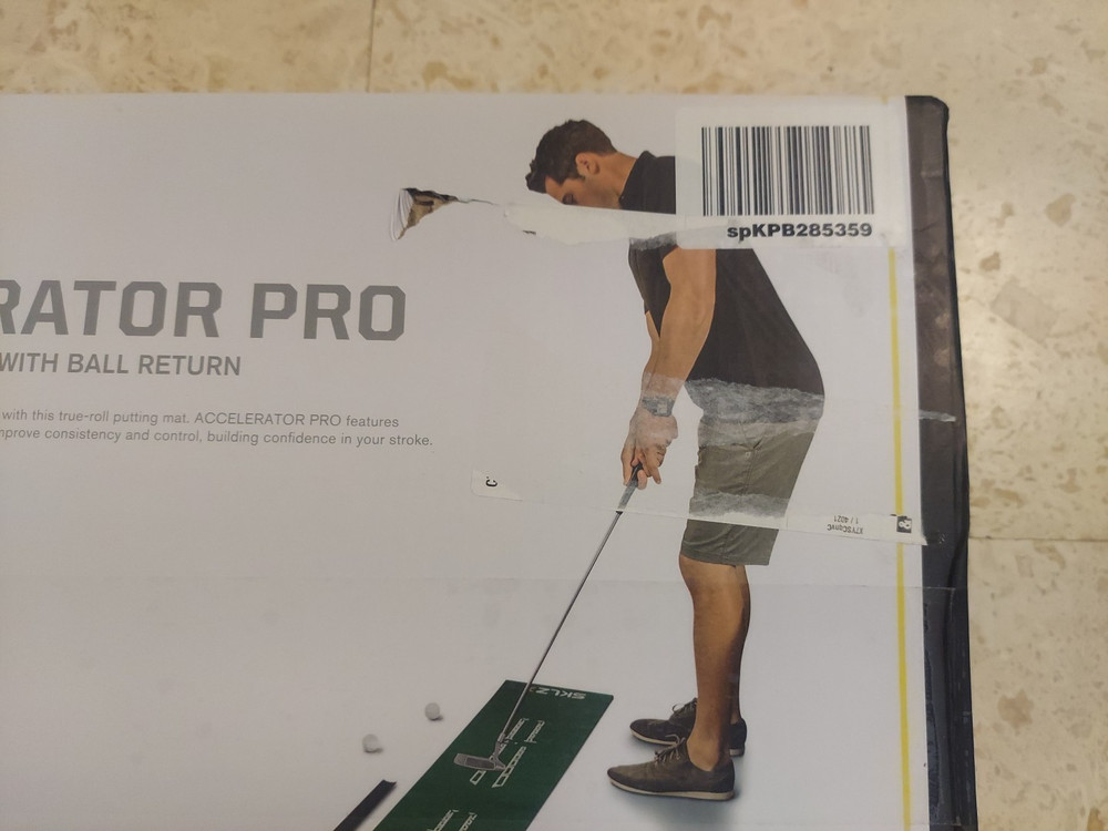 SKLZ Golf Accelerator Pro Putting Mat with Ball Return - Green