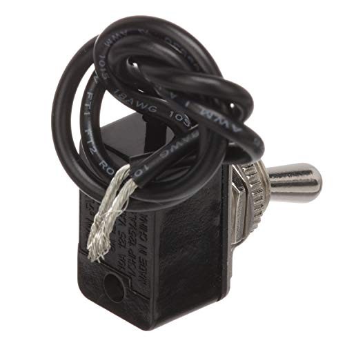 2-Position Heavy Duty Toggle Switch, On/Off, 6 in. Wire Leads