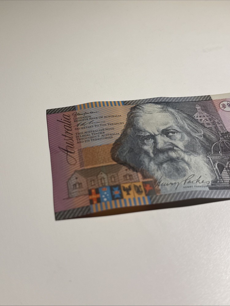 Old 5 Dollar Note Rare - Near Pristine Condition