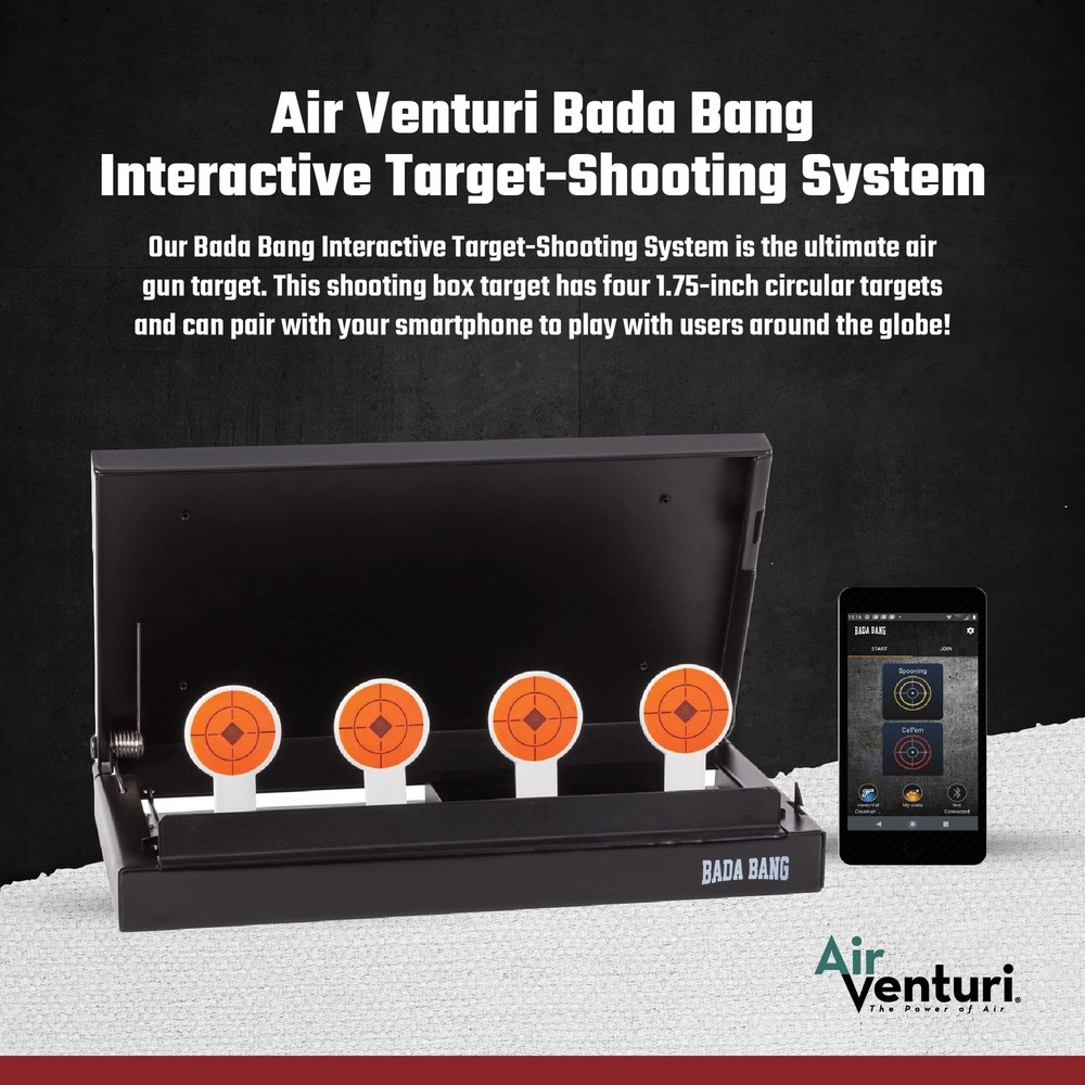 Air Venturi Bada Bang Interactive Target-Shooting System, BB and Airsoft Accesso