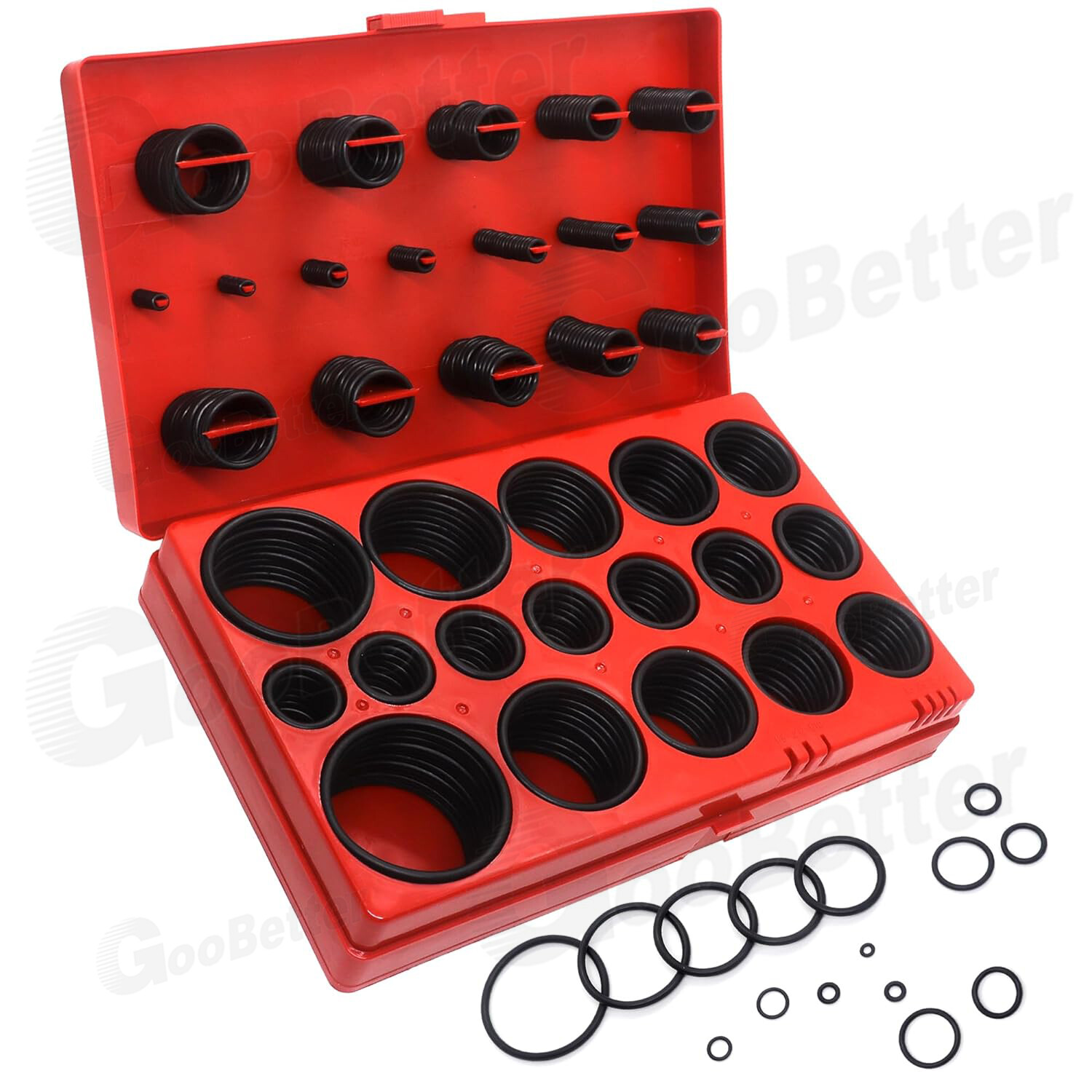 419pcs Universal O Ring Assortment Metric Oil Proof Kit 32 Size O-Ring Rubber