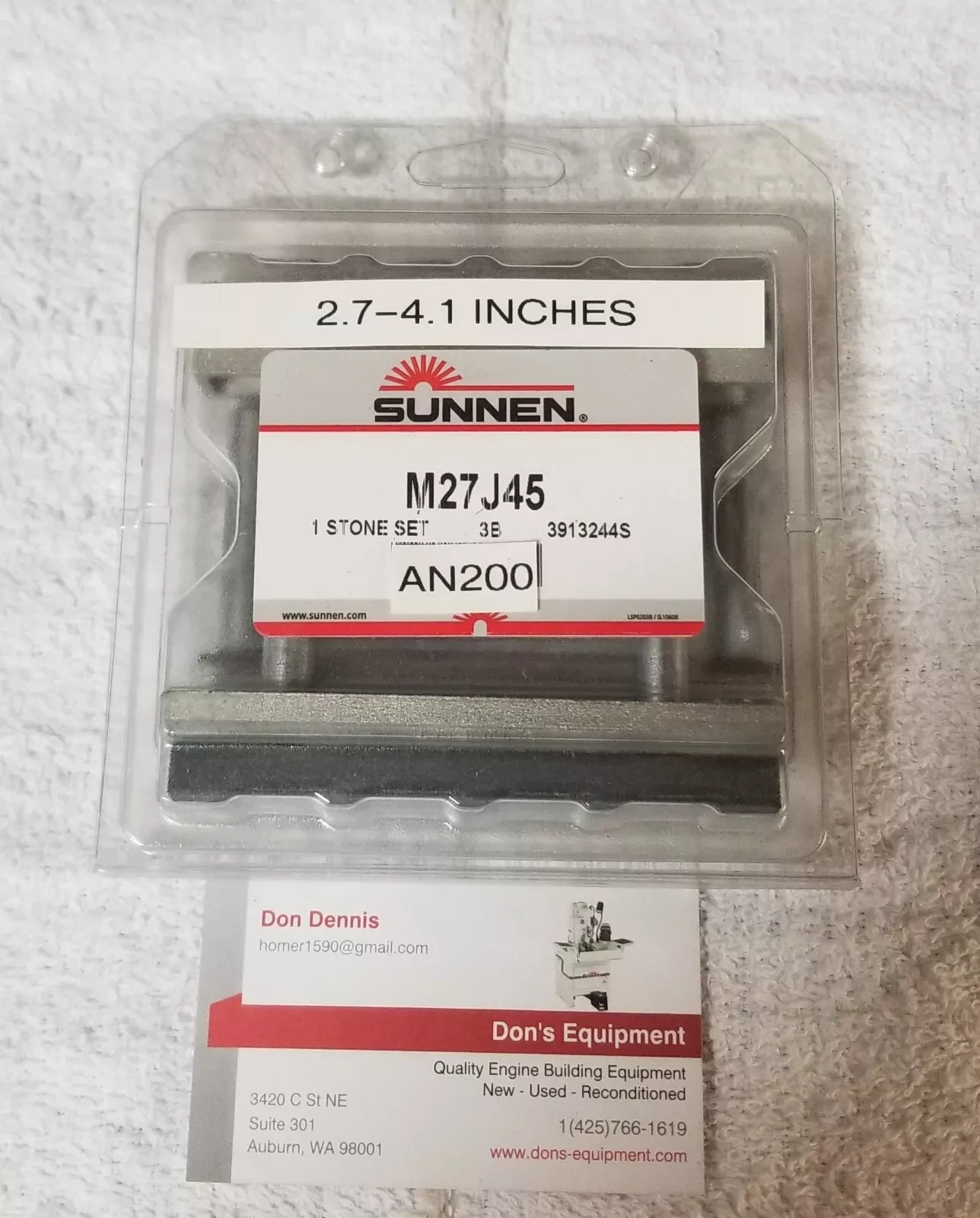 Sunnen M27 J45 150 Grit Stones AN200 nt Rottler