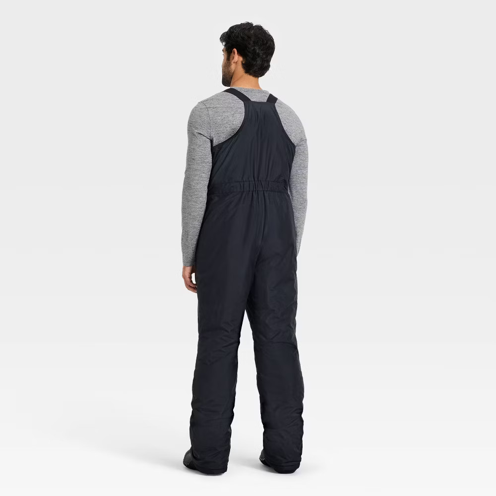 Men's Snow Bib Pants - All In Motion Black M
