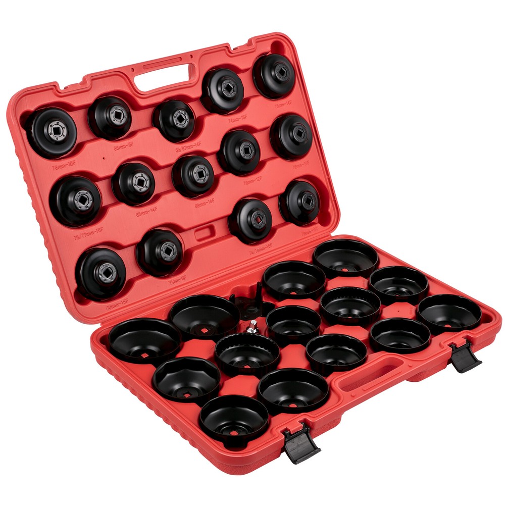 VEVOR Oil Filter Socket Set Cup Socket Tool Set 30 PCS Oil Filter Cap Wrench