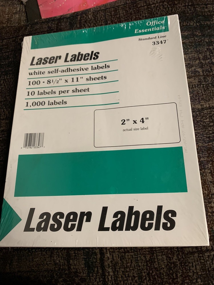 Laser labels
