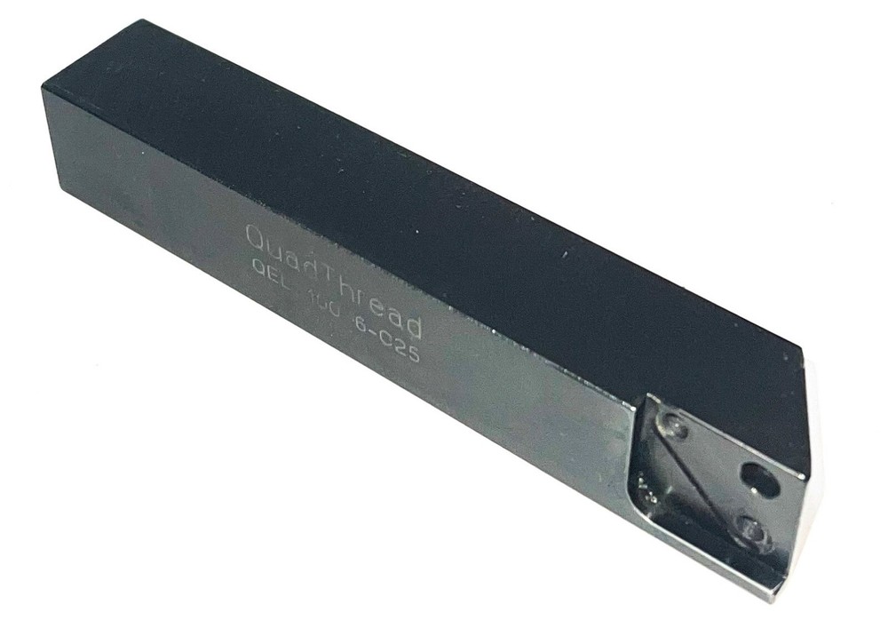 STS QUADTHREAD QEL 100 6-25C INDEXABLE TOOL HOLDER ADAPTER 1" SHANK