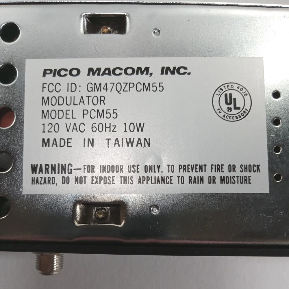 Pico Macom PCM55 Audio / Video Modulator Channel E Tested/Working