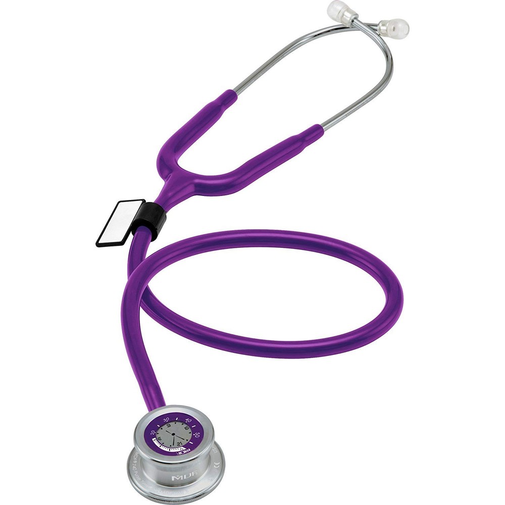 MDF Pulse Time 2-in-1 Digital LCD Clock Stethoscope Single Head MDF74008