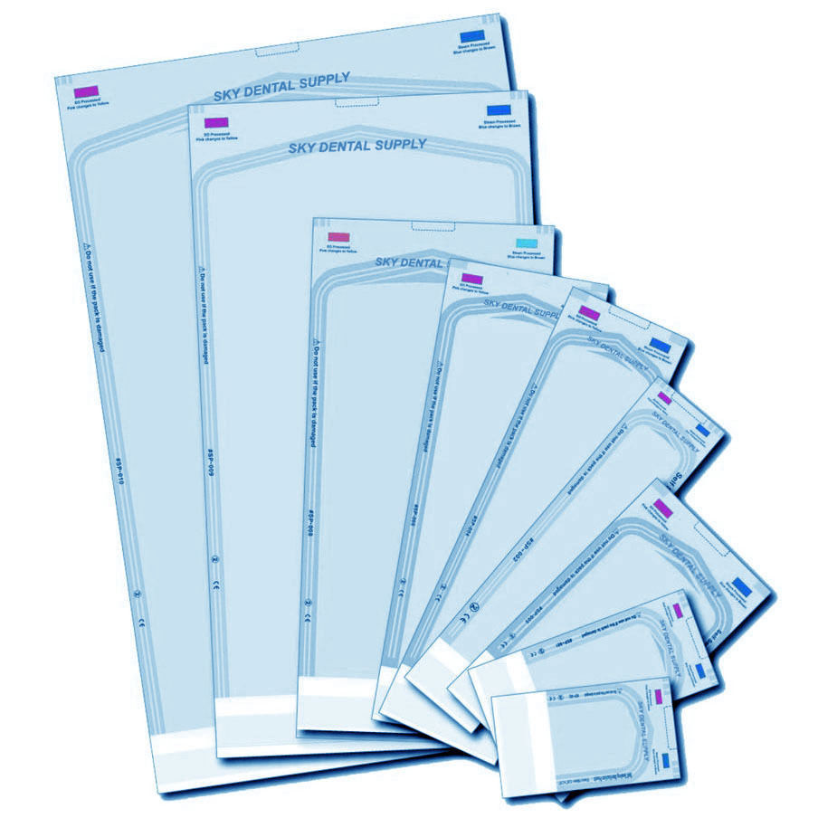 Self Seal Pouch Sterilization Bag Pouches Dual Indicators up to 5000 ALL SIZES