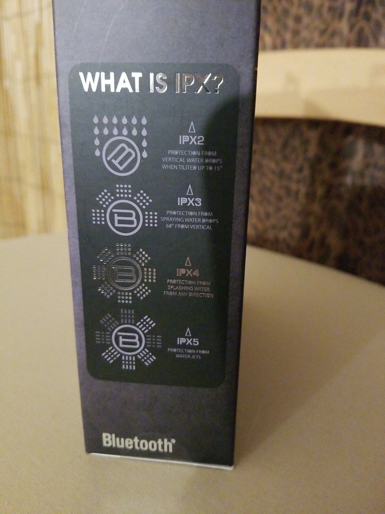 Biconic Bluetooth Water Resistant, hands free Portable Wireless Speaker Black