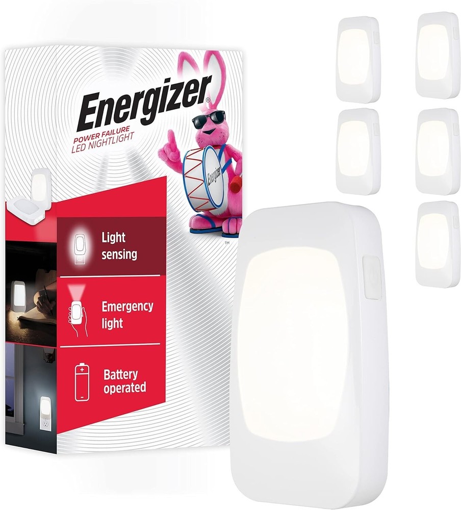 4-in-1 LED Night Light Power Failure Emergency Flashlight Plug-in