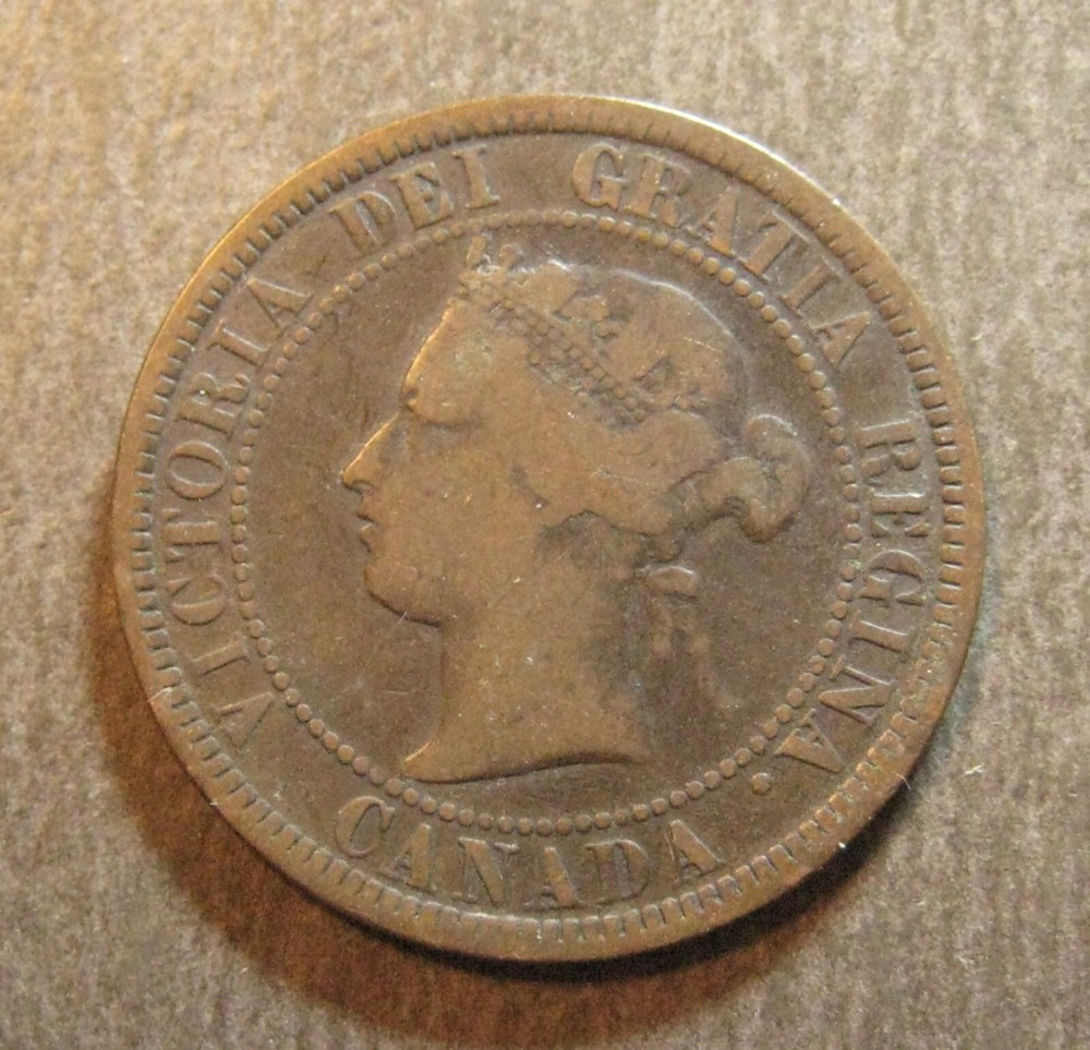 1886 Canada Large Cent - * Victoria * - (P4575)