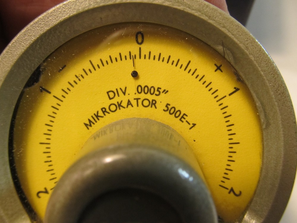CEJ MIKROKATOR 500 E-1 Dial Indicator .0005" Precision Comparator