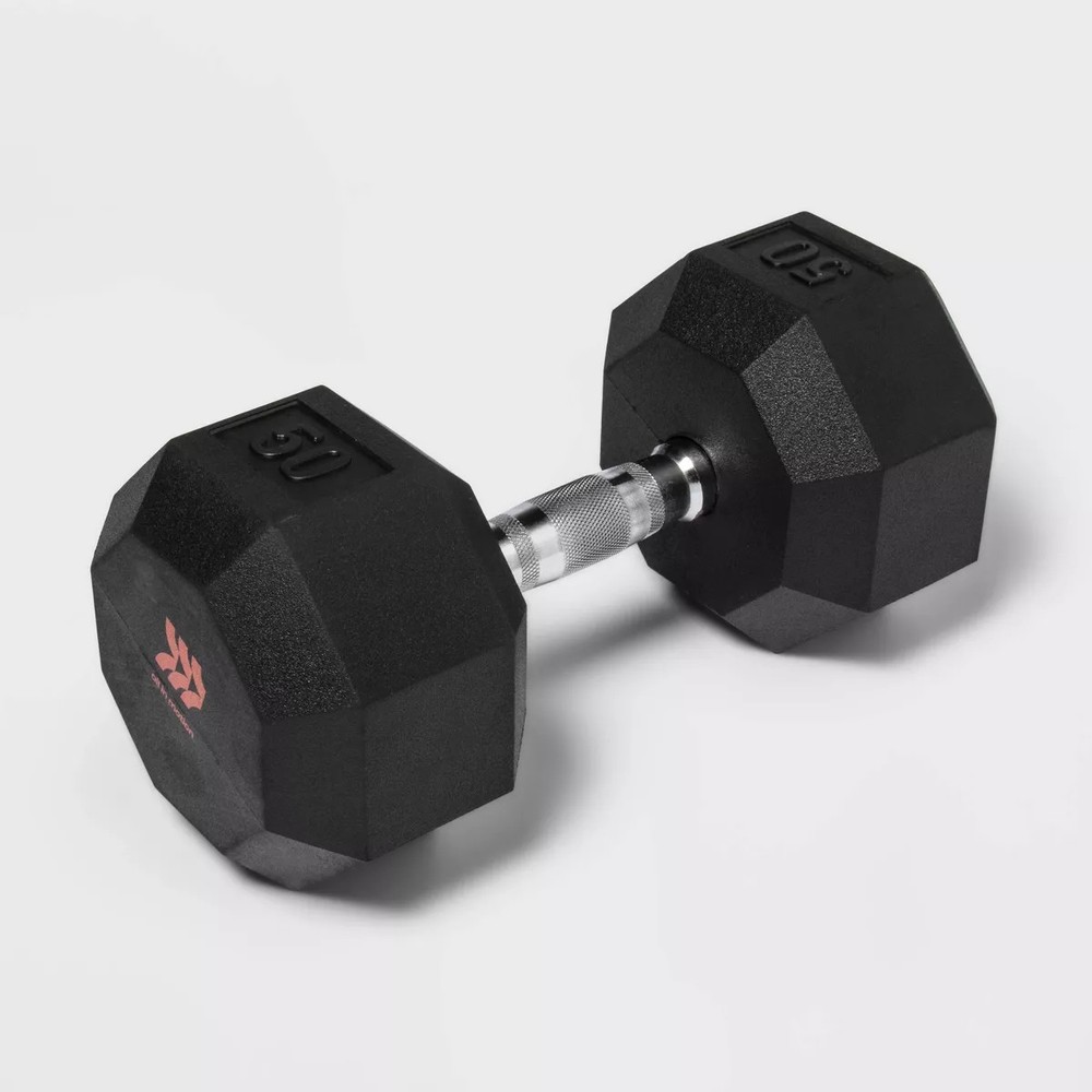 ALL IN MOTION HEX DUMBBELL 50LB - BLACK