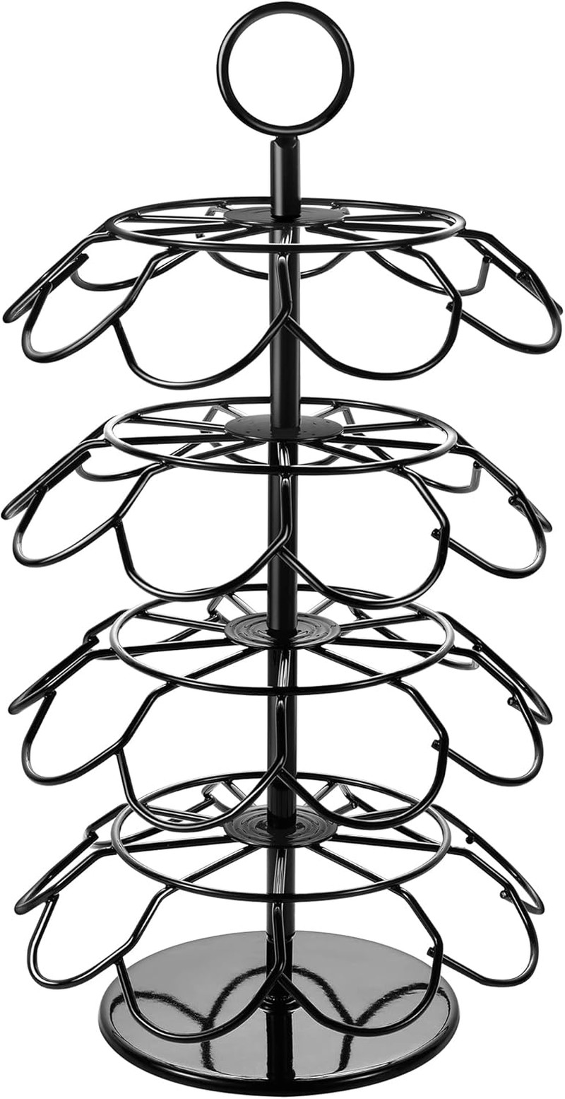 4-Tier K-Cup Holder Compatible with 36 K-Cups, Coffee Pod Carousel Storage Stand