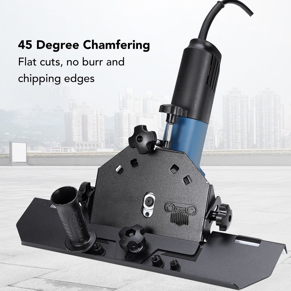 High Efficiency 45 Degree Chamfering Tool For Angle Grinder Stand Popular