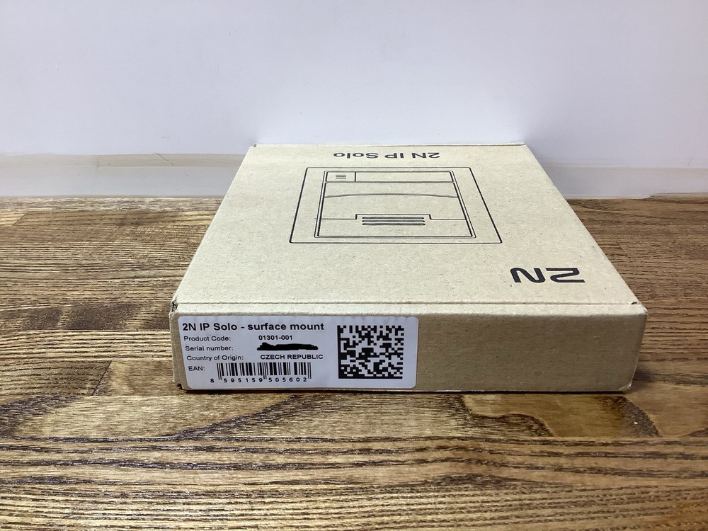 2N IP Solo Intercom System with Camera Surface Mount, Nickel 01301-001