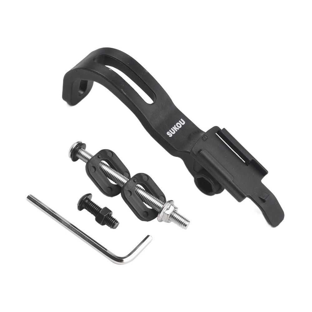 Secure Bike Computer Support with Front Fork Installed Bicycle Light Stand