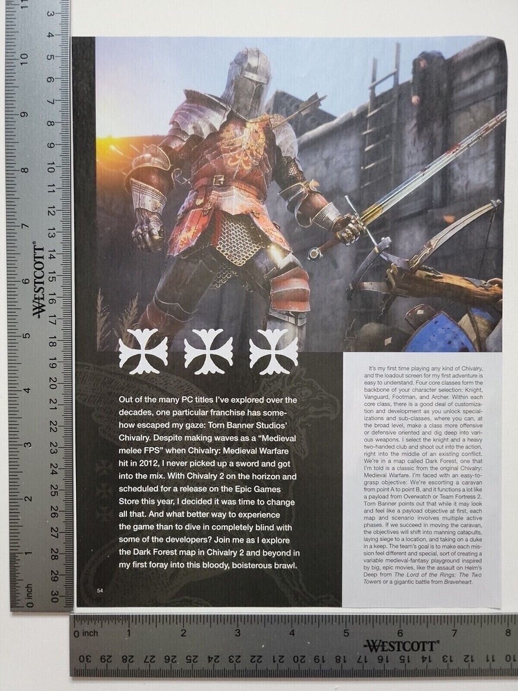 Medieval Warfare Original Print Ad / Poster Game Gift Art