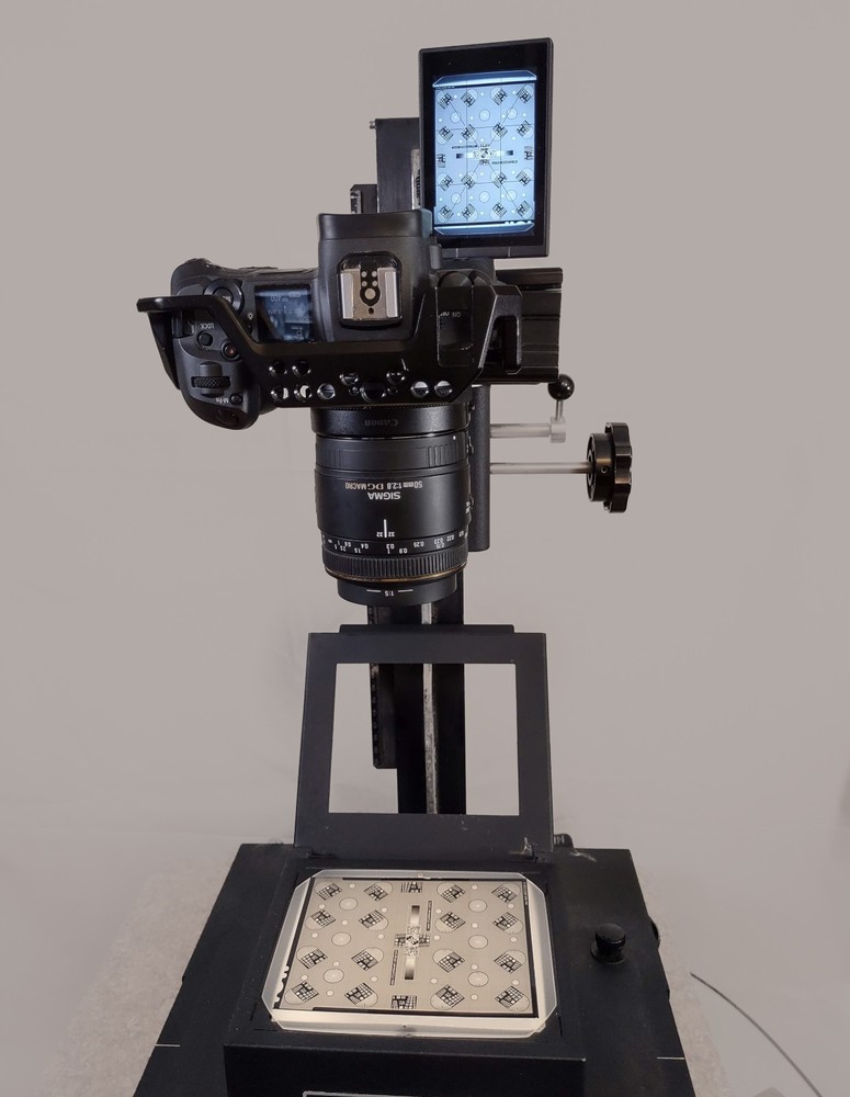 Hi Res 4x5 inch Focus/Sharpness Checker Chart for Camera Scanning