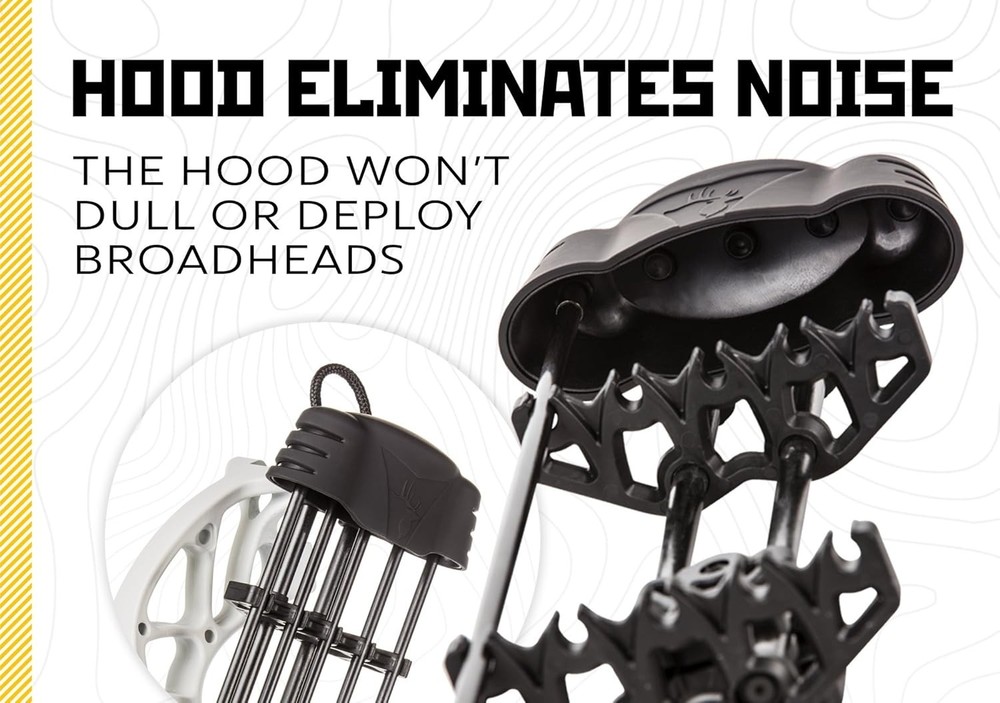 5-Spot Archery Arrow Quiver, Black