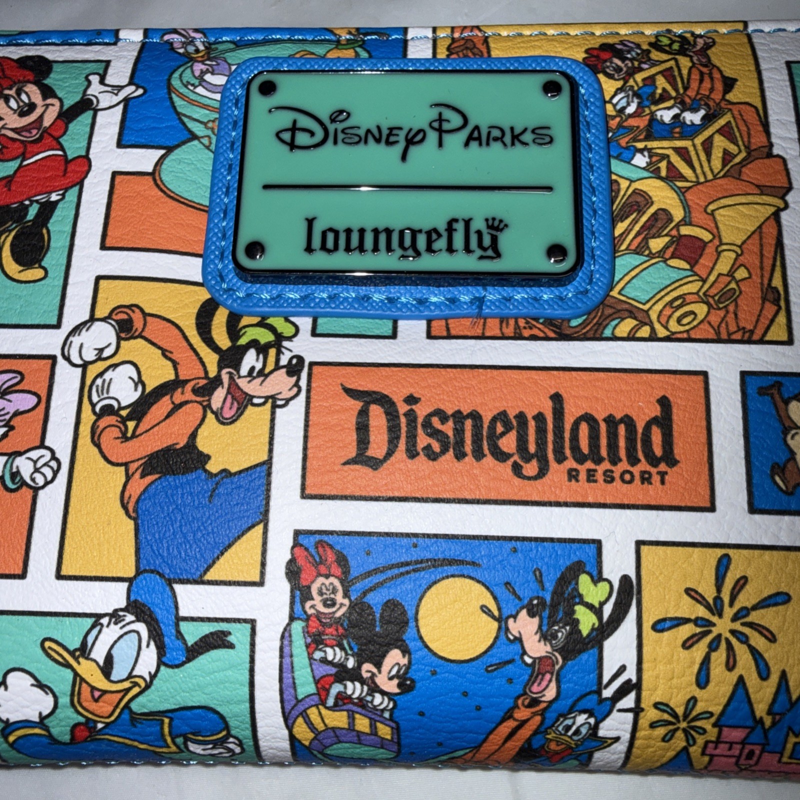 Disney Parks Loungefly Disneyland "Play in the Park" wallet New With Tags NWT