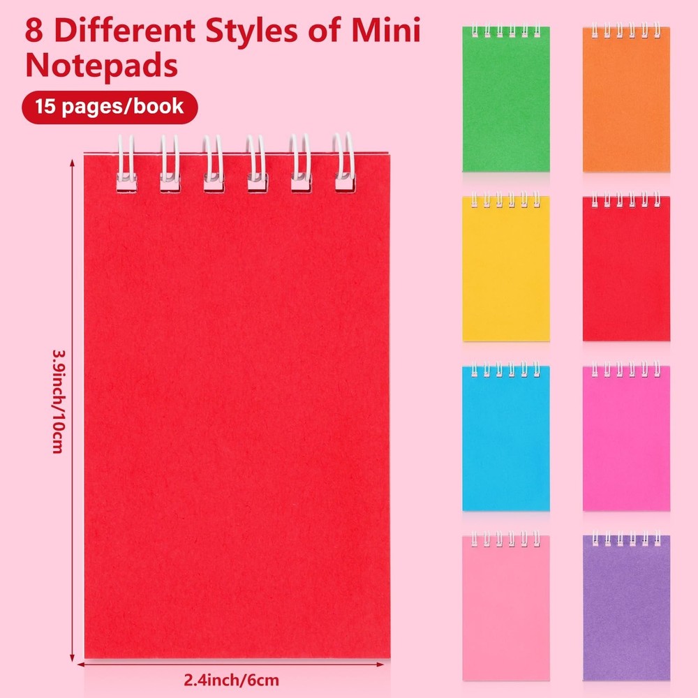 24Pack Pocket Notebook Bulk Small Notepad Pocket Notepad Small Spiral Noteboo...