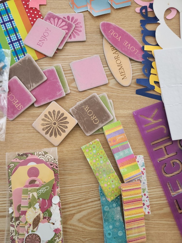 Assorted Scrapbooking Supplies (Stencils, Boarders, Etc.)