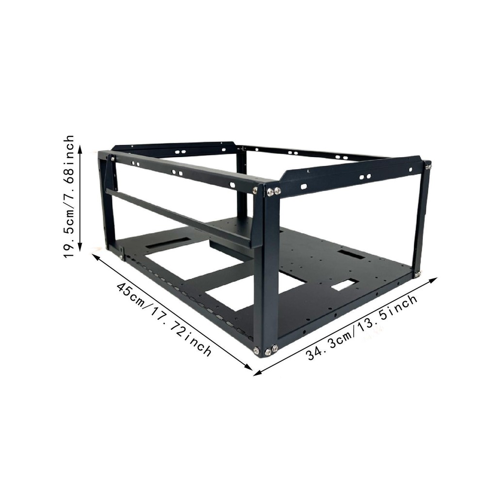 Open Computer Case PC Case Steel Open Chassis Rack Professional Accessories