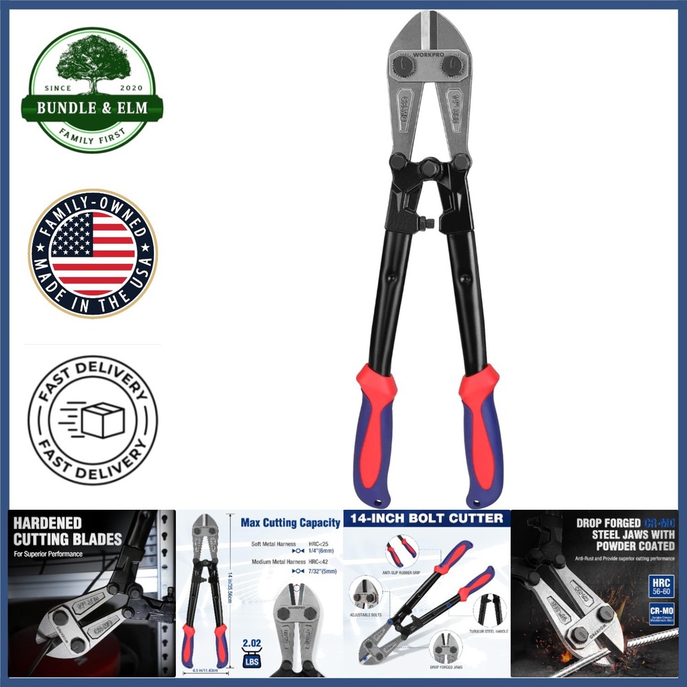 Lightweight Bolt Cutter with Ergonomic Design for Optimal Cutting Performance