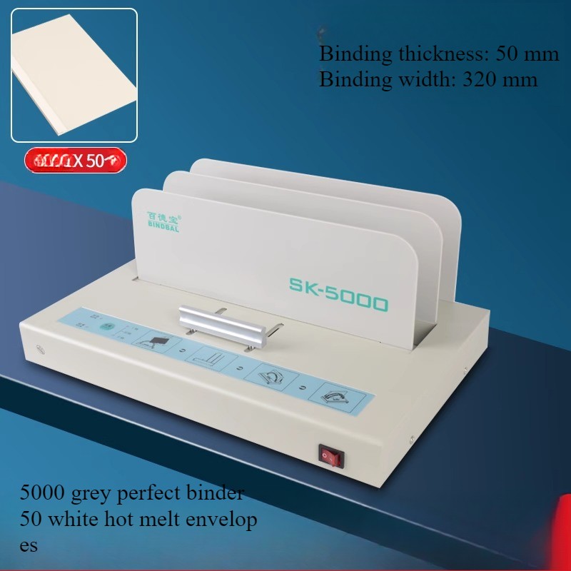 Hot Melt Binding Machine Machine Office Voucher Sealing and Binding Machine