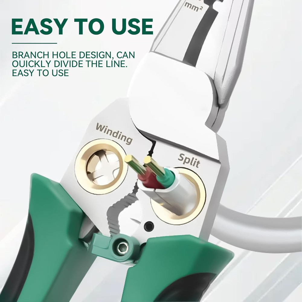 8 in 1 Wire Stripper with Voltage , Multi-Function Electric Wire Stripping Tool