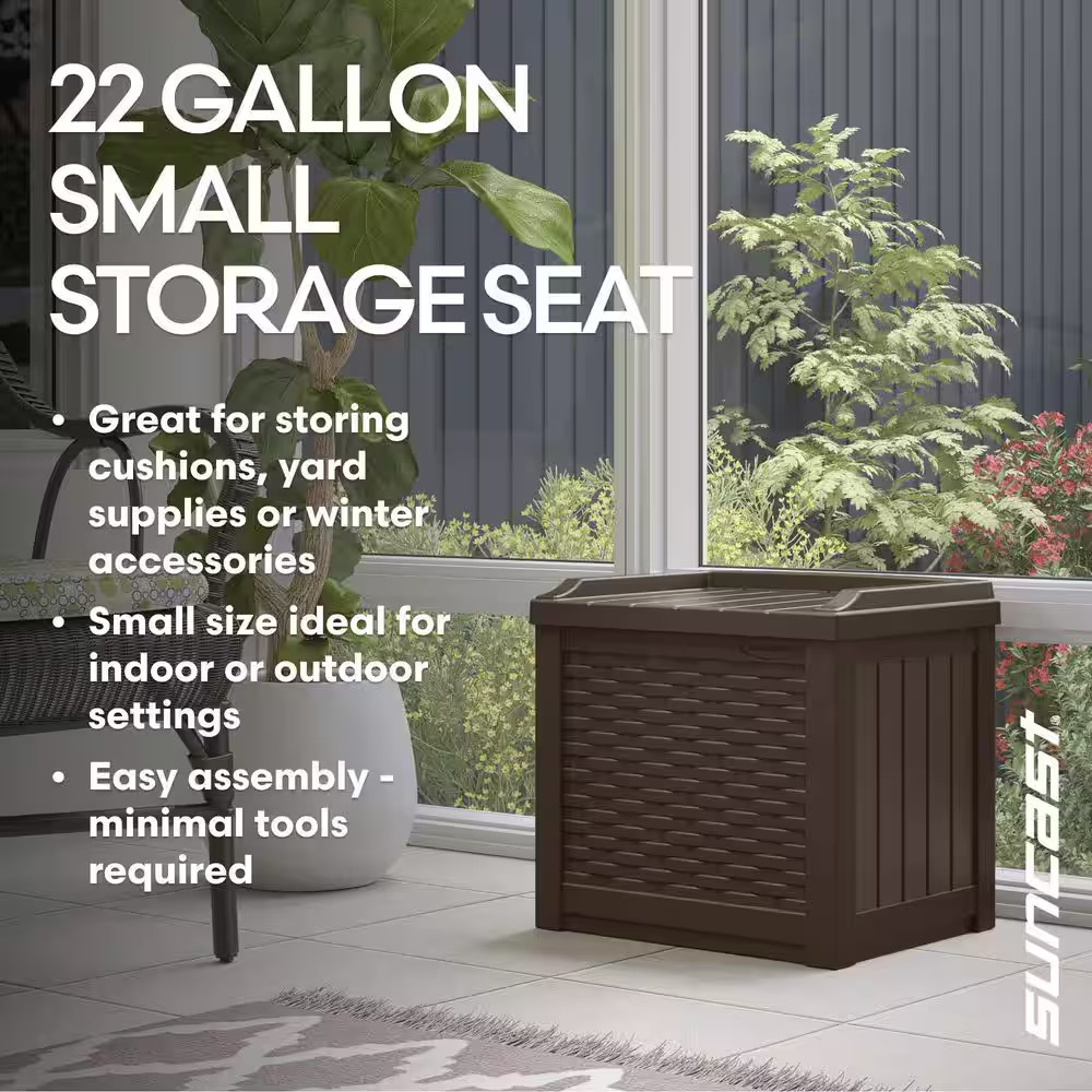 22 Gal. Deck Box with Seat