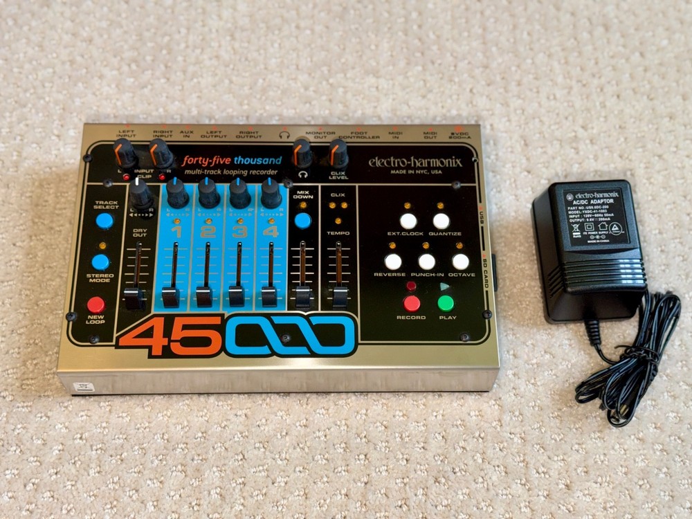 [BNIB] EHX 45000 Multi-Track Looper & Foot Controller Bundle - Mint / Boxed
