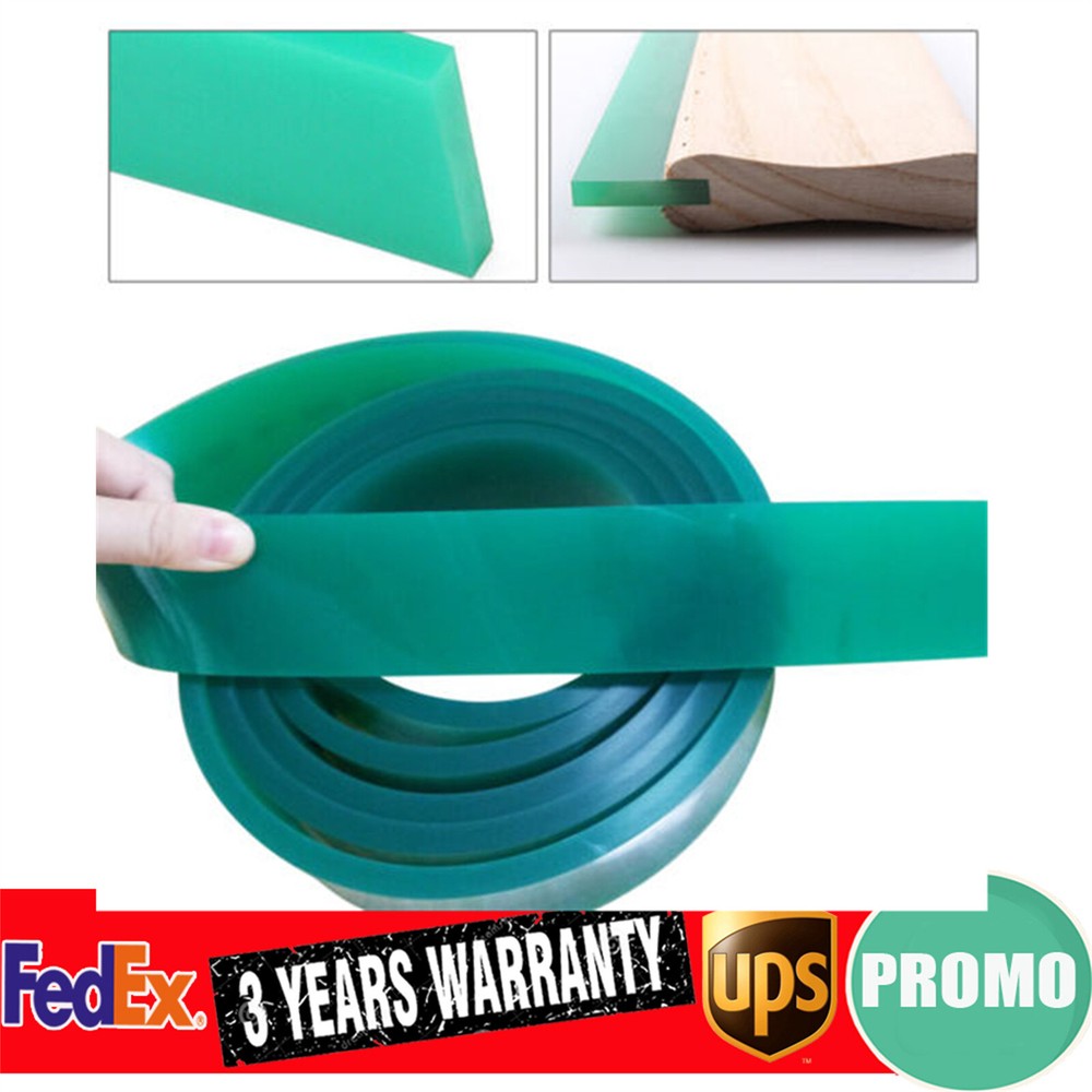 80 Duro Durometer Silk Screen Printing Squeegee Blade 72" / 6 FT Polyurethane