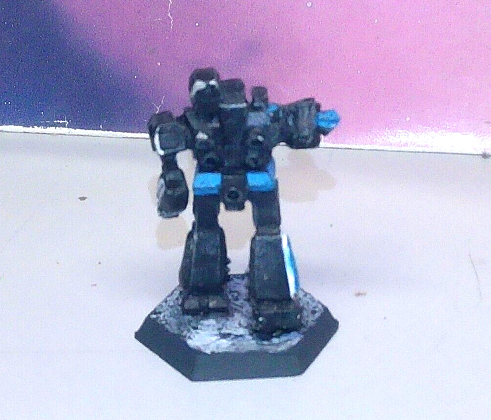 BATTLETECH HELLHOUND MECH (RAL PARTHA, METAL, PAINTED)