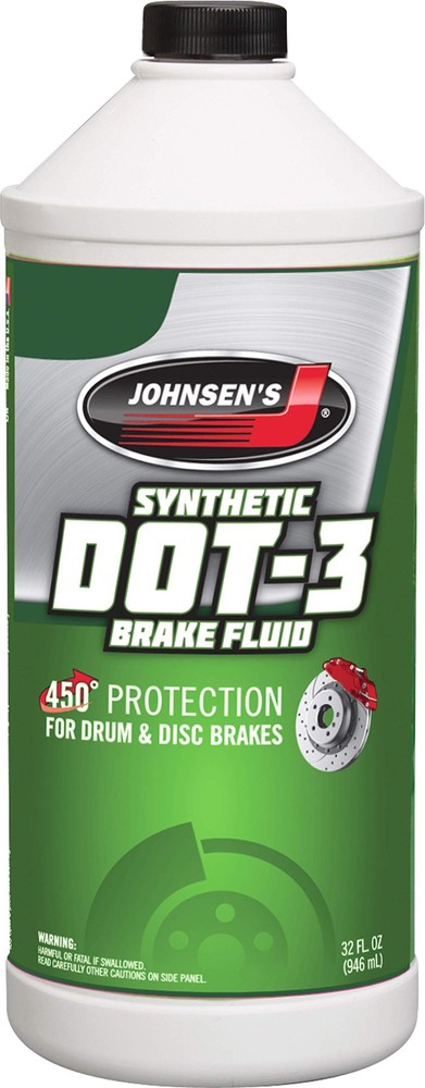 Johnsen's 2232 Synthetic DOT 3 High Performance Brake Fluid 1 Quart (1 Pack)