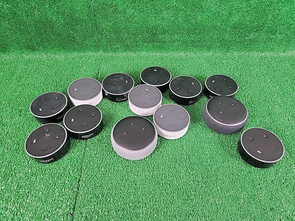 Amazon Echo Dot Smart Speakers Lot (Untested)