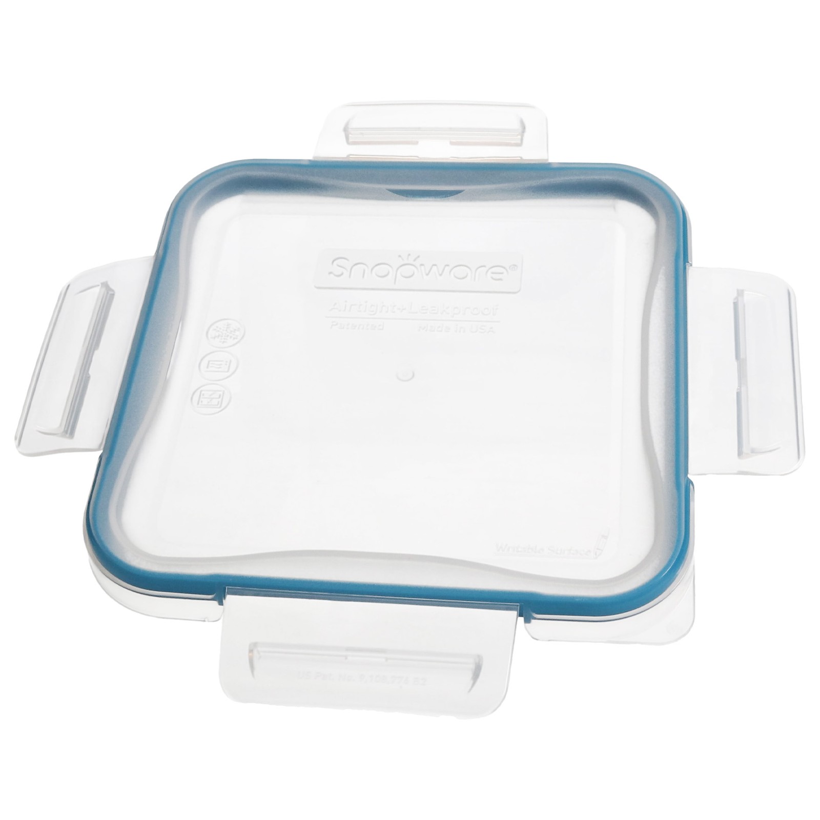 Snapware 8704-PC 4-Cup Total Solutions Lid w/ Blue Spruce Gasket (4-Pack)