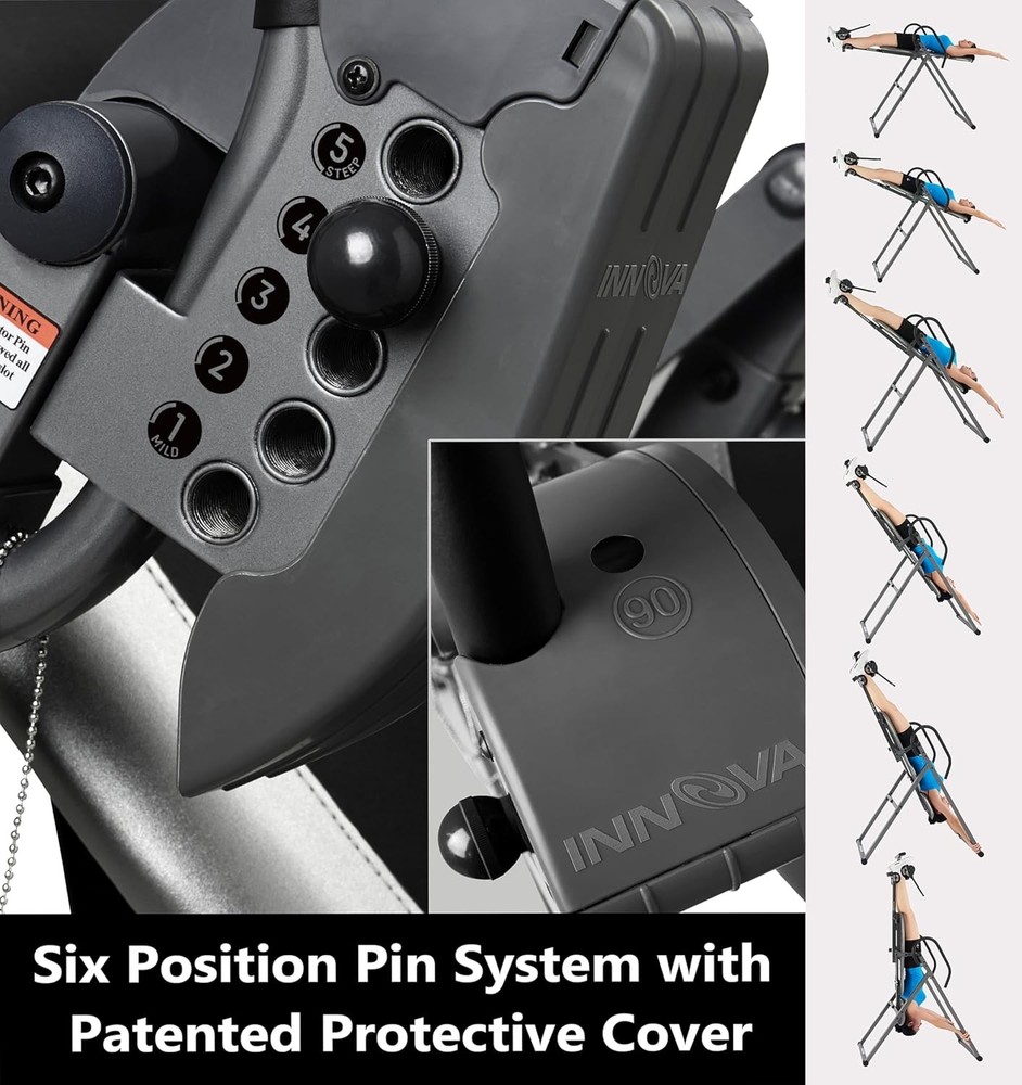 Adjustable Inversion Table Back Stretch Therapy Equipment