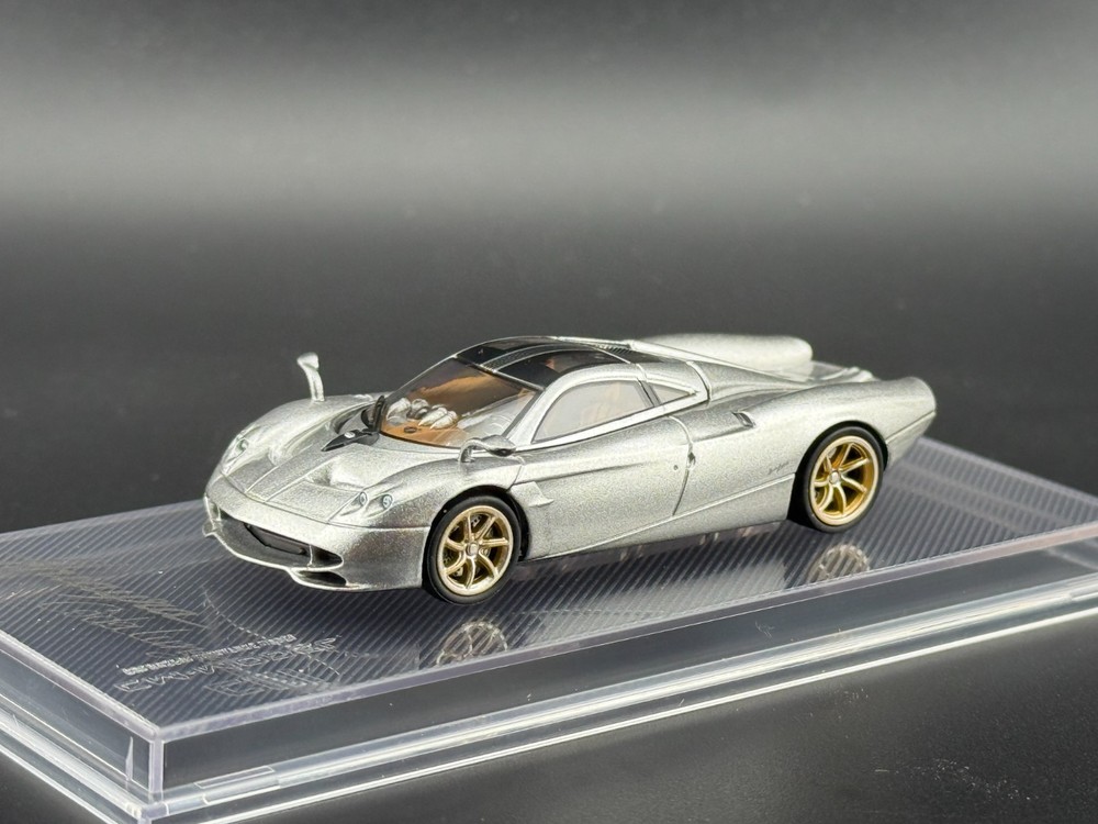 CM Model Pagani Codalunga Silver - Limited Edition 1/64