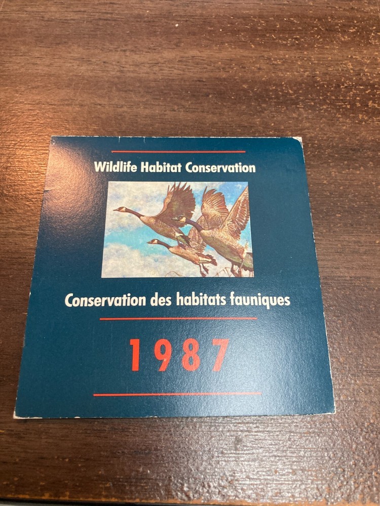 KAPPYSTAMPS CANADA 1987 DUCK STAMP IN PRESENTATION FOLDER DV69