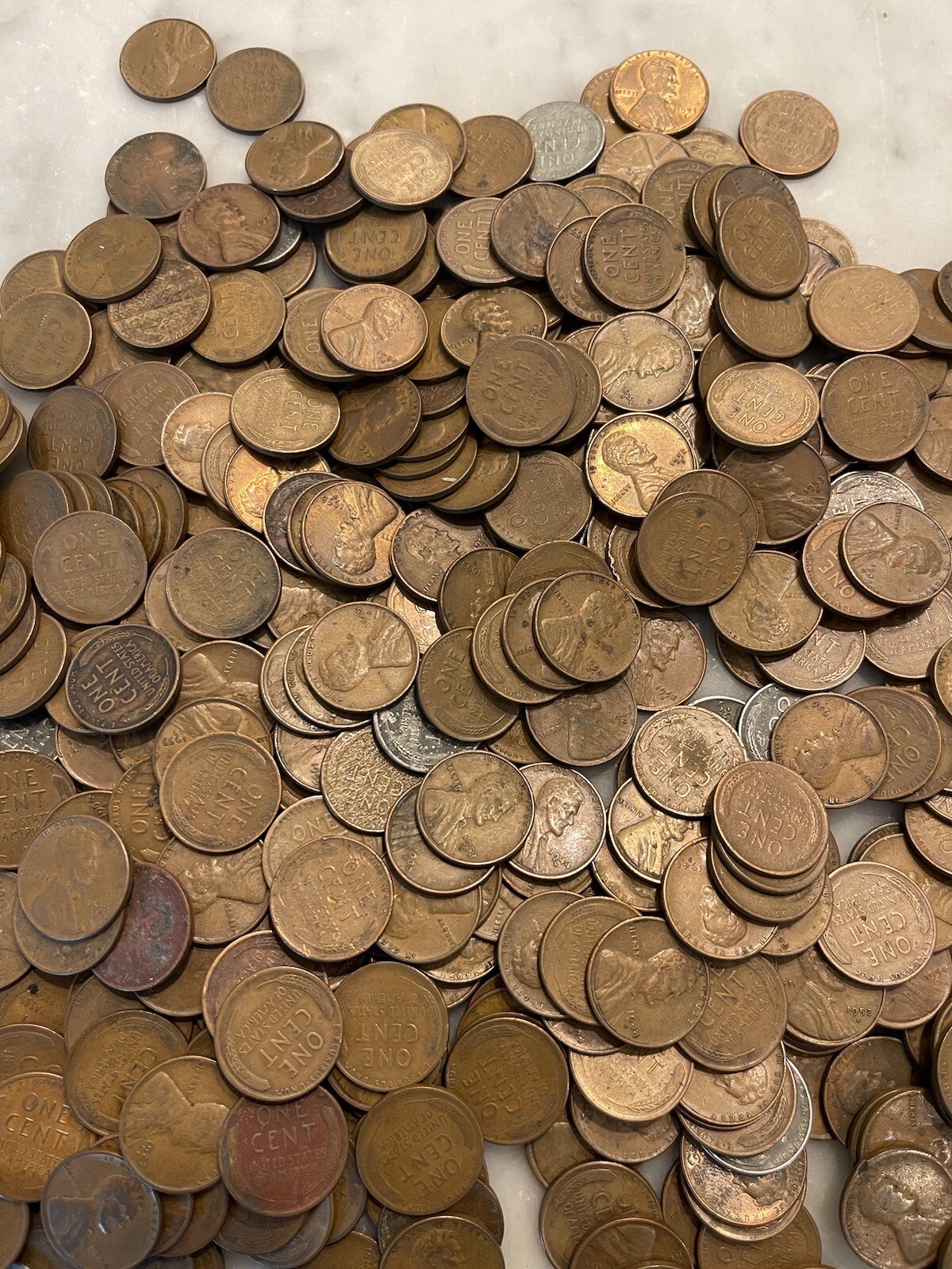 Lot of 500 Mixed Wheat Cents - 500 Count Bag or 10 Rolls - CHOOSE # OF LOTS!